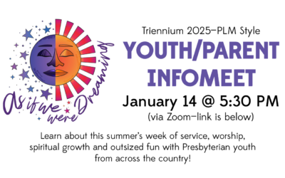 Triennium 2025 – PLM Style: Youth and Parent Info Meeting