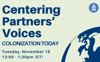 Colonization Today: Centering Partners’ Voices Zoom Conversation