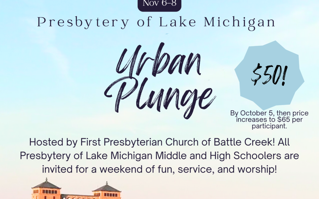 JOIN: Urban Plunge Weekend for Middle and High Schoolers